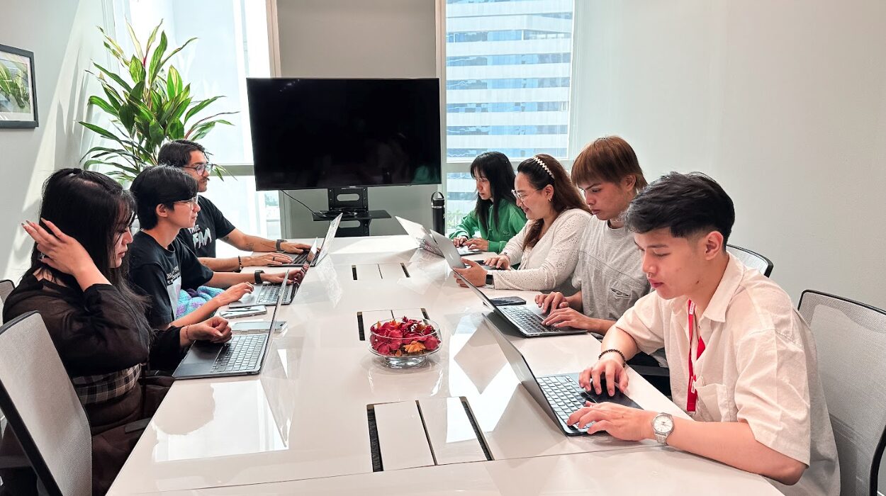 Adfinity in-house content team planning social posts
